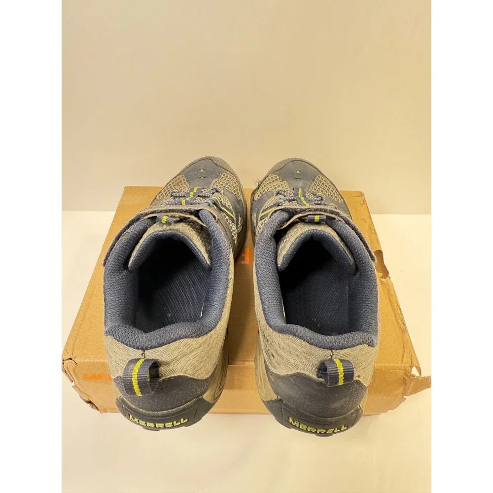 9. Merrell Boy's Trail Chaser Shoe, navy/green, Medium US Big Kid 4.5 - Picture 5 of 5